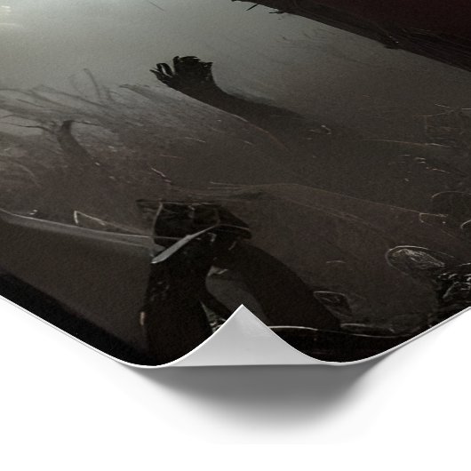 AI Zombie Outbreak #02 Poster (Hoek)