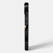 AI Zwarte Kat met Gele Ogen Case-Mate iPhone Case (Achterkant / Links)