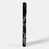 AI Zwarte Kat met Gele Ogen Case-Mate iPhone Case (Achterkant / Rechts)