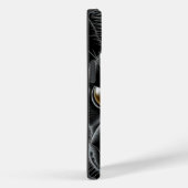 AI Zwarte Kat met Gele Ogen Case-Mate iPhone Case (Achterkant / Rechts)