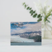 Aialik Glacier Kenai Fjords Nationaal Park Briefkaart (Staand voorkant)