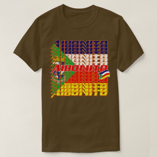 Aibonito Cascade tekst T-shirt (Design voorkant)