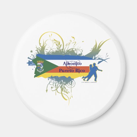Aibonito - Puerto Rico Magneet (Voorkant)