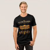 AIC Desert Reizigers Robot Verkenner Tri-Blend Shirt (Voorkant volledig)