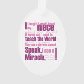 Aicardi Niece Oval Ornament (achterkant)