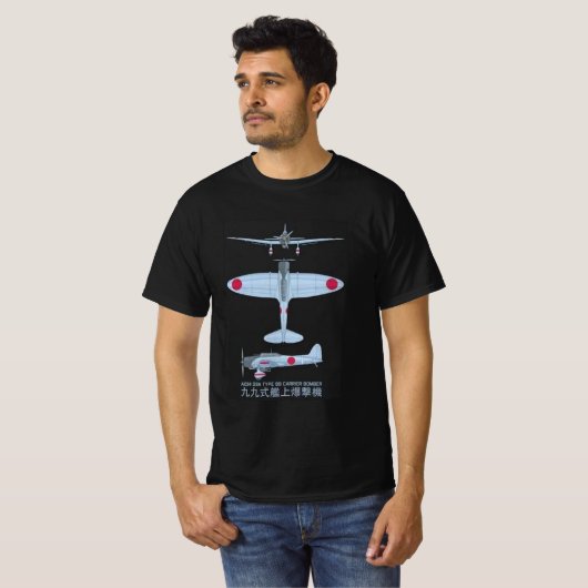 Aichi D3A T-shirt (Voorkant volledig)