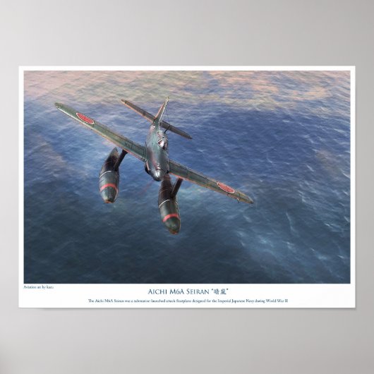 Aichi M6A Seiran Poster (Voorkant)