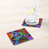 Aichmofobie: levendige surrealistische kunst kartonnen onderzetters (Insitu)