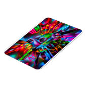 Aichmofobie: levendige surrealistische kunst magneet (Linkerzijde)