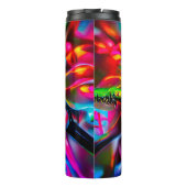 Aichmofobie: levendige surrealistische kunst thermosbeker (Achterkant)