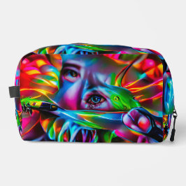 Aichmofobie: levendige surrealistische kunst toilettasje