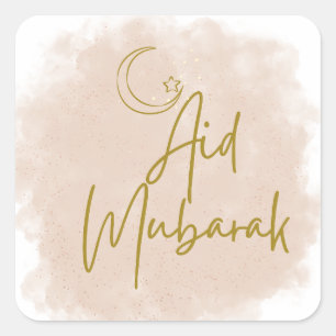 Aid Mubarak Said Vierkante Sticker