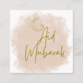 Aid Mubarak Said Vierkante Visitekaartje (Achterkant)