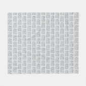 Aida Liever Kruissteekplezier Fleece Deken (Voorkant (Horizontaal))