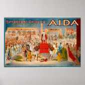 Aida opera vintage poster (1908) (Voorkant)