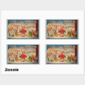 Aida opera vintage poster (1908) rechthoekige sticker (Vel)