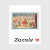 Aida opera vintage poster (1908) sticker (Vel)