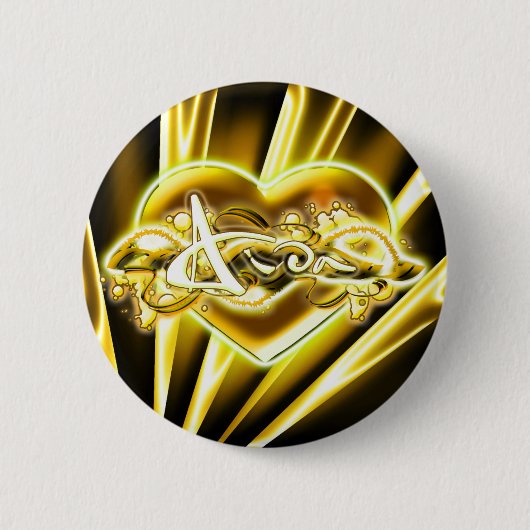 Aida Ronde Button 5,7 Cm (Voorkant)