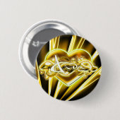 Aida Ronde Button 5,7 Cm (Voorkant /achterkant)