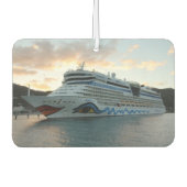 AIDAluna Cruise Ship in Road Town on Tortola Luchtverfrisser (Voorkant)