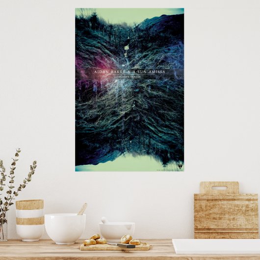 Aidan Baker & A-Sun Amissa - Scarpe Sensée 24x36 Poster (Keuken)