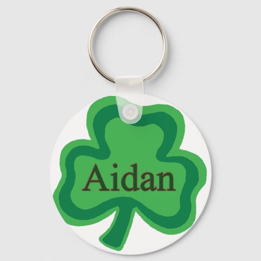 Aidan Irish Name Sleutelhanger (Voorkant)