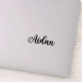 Aidan Naam - Handgeschreven kalligrafie Sticker
