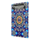 AIDAN ~ TRIPPY 3D-patroon gepersonaliseerd Mini Klembord (Angled2)