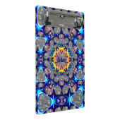 AIDAN ~ TRIPPY 3D-patroon gepersonaliseerd Mini Klembord (Schuin)