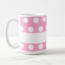 AIDE Pink Polka Dots A12 van de beste leerkracht Koffiemok
