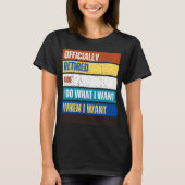 Aide Retired Aide Retired Aide T-shirt (Voorkant)