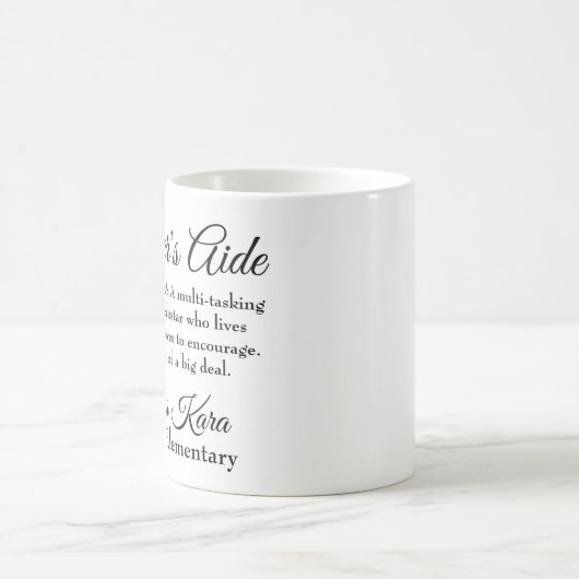 Aide Rockstar van leraar Koffiemok (Center)