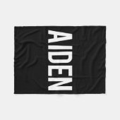 Aiden - Cool New Funny Name Fan Gift Tee Fleece Deken (Voorkant (Horizontaal))