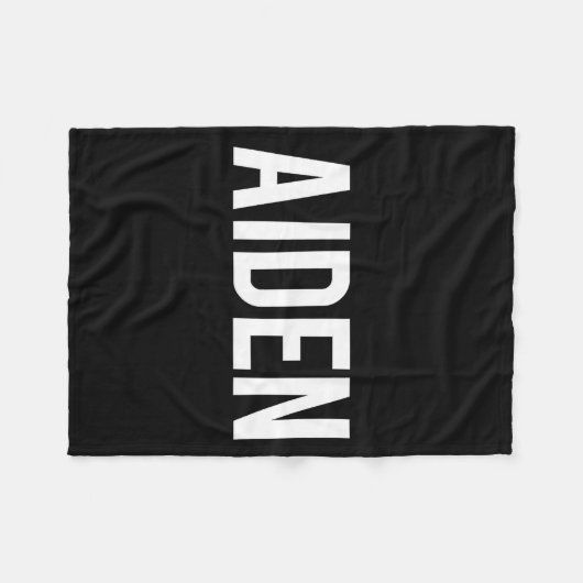 Aiden - Cool New Funny Name Fan Gift Tee  Fleece Deken (Voorkant (Horizontaal))