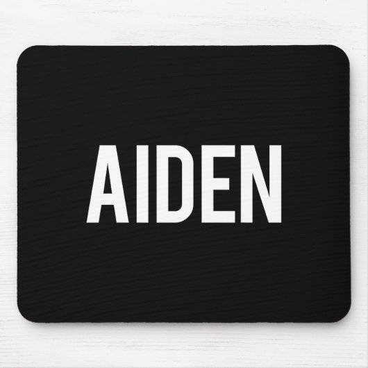 Aiden - Cool New Funny Name Fan Gift Tee  Muismat (Voorkant)