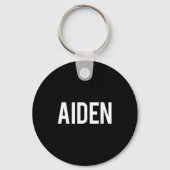 Aiden - Cool New Funny Name Fan Gift Tee  Sleutelhanger (Voorkant)