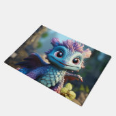 Aiden, een grillig Dragon Schort Deurmat (Schuin)