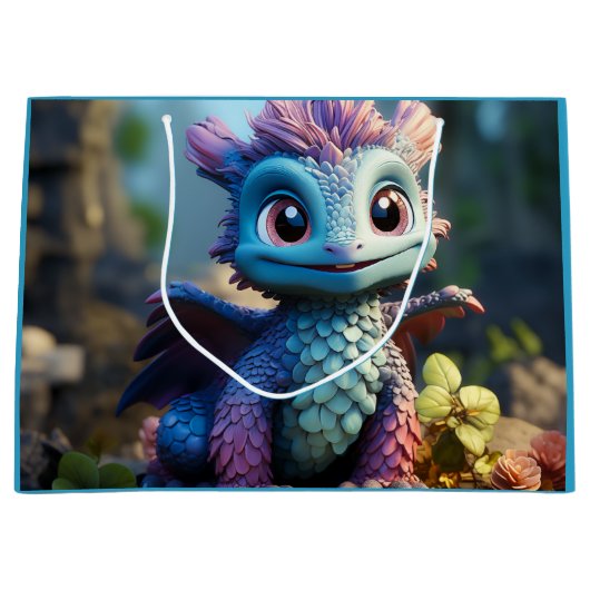 Aiden, een grillige draak groot cadeauzakje (Voorkant)