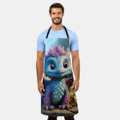 Aiden, een grillige draak schort (Gedragen)