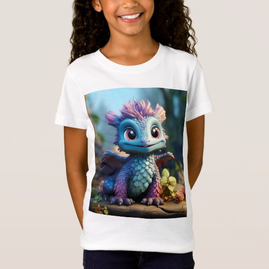Aiden, een grillige draak t-shirt (Voorkant)