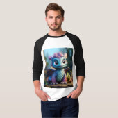 Aiden, een grillige draak t-shirt (Voorkant volledig)