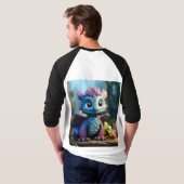 Aiden, een grillige draak t-shirt (Achterkant volledig)