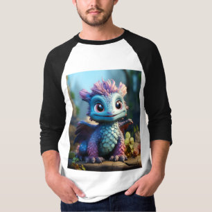 Aiden, een grillige draak t-shirt