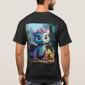 Aiden, een grillige draak t-shirt (Achterkant)