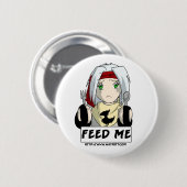Aiden "Feed Me"-Button Ronde Button 5,7 Cm (Voorkant /achterkant)