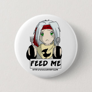Aiden "Feed Me"-Button Ronde Button 5,7 Cm