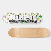 Aiden Graffiti aangepast skateboard (Horizontaal)