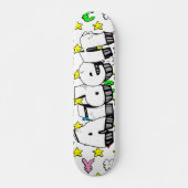 Aiden Graffiti aangepast skateboard (Voorkant)