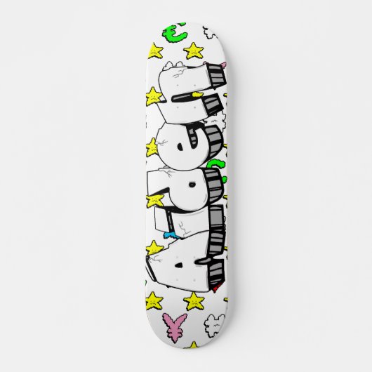 Aiden Graffiti aangepast skateboard (Voorkant)