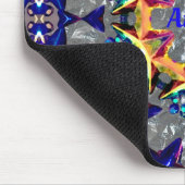 AIDEN ~ Helder 3D-patroon ~ Muismat (Hoek)